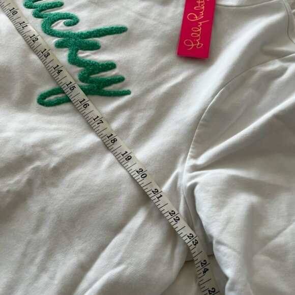 Lilly Pulitzer Rami LUCKY sweatshirt size XXL - Picture 3 of 4